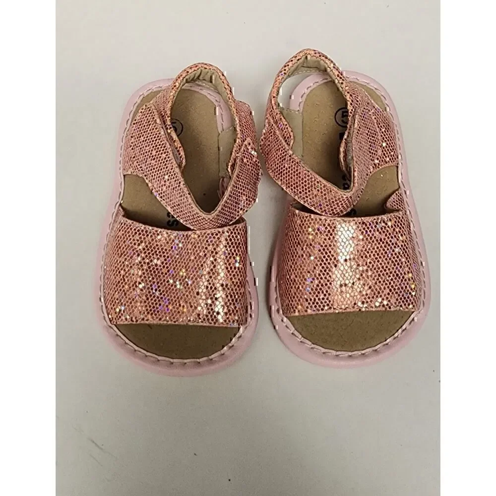 Squeaky Feet/Lanie Cakes Little Girls Sandals Size 4/5 Lots of 4